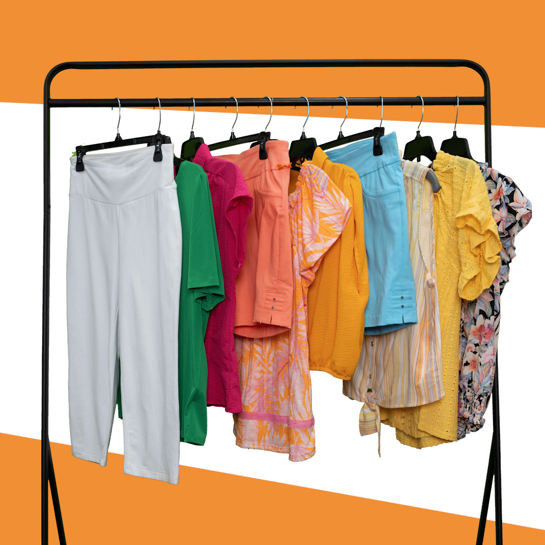 photo of clothes on rack